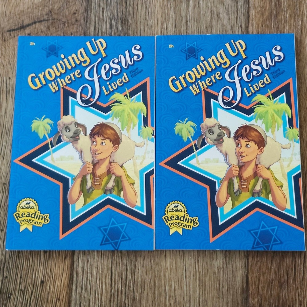 Abeka Growing Up Where Jesus Lived Third Edition 2h Reading Program Lot of 2